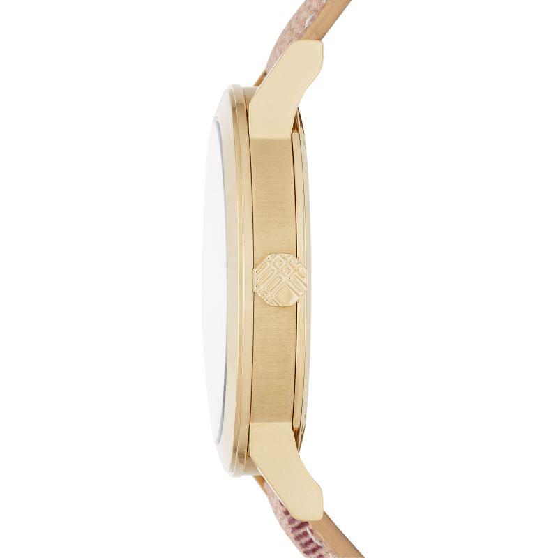 Burberry BU9026 The City Champagne Dial Check Strap Women's Watch Burberry BU9026 The City Champagne Dial Check Strap Women's Watch